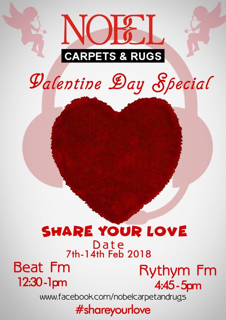 Nobel Carpets Thrills Consumers with Valentine Campaign