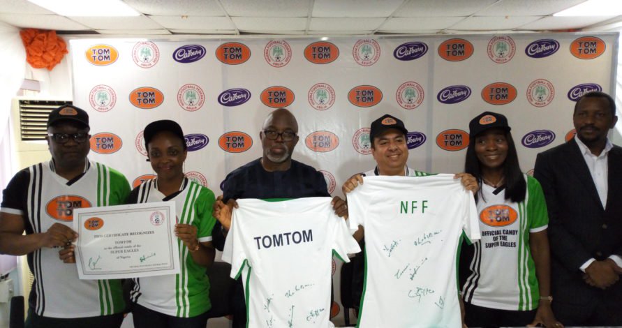 Tom Tom Partners NFF As Official Candy Of The Super Eagles (Photos)