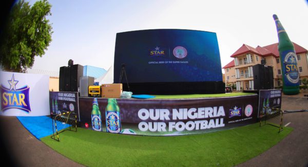 FOOTBALL, BEER AND MUSIC: STAR LAGER SHARES SUPER EAGLES LOVE WITH JOS FANS (PHOTOS)