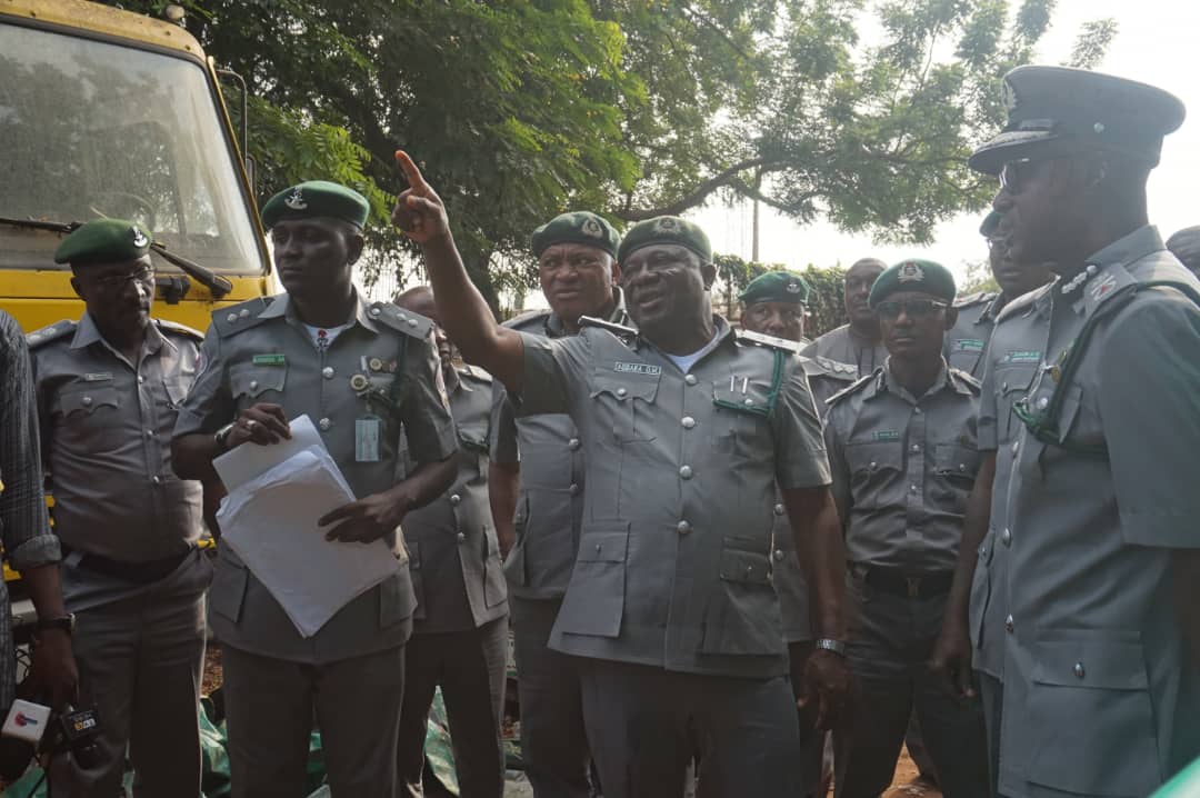 Ogun Customs hit N1.1bn revenue in May… seize 7,000 bags of rice