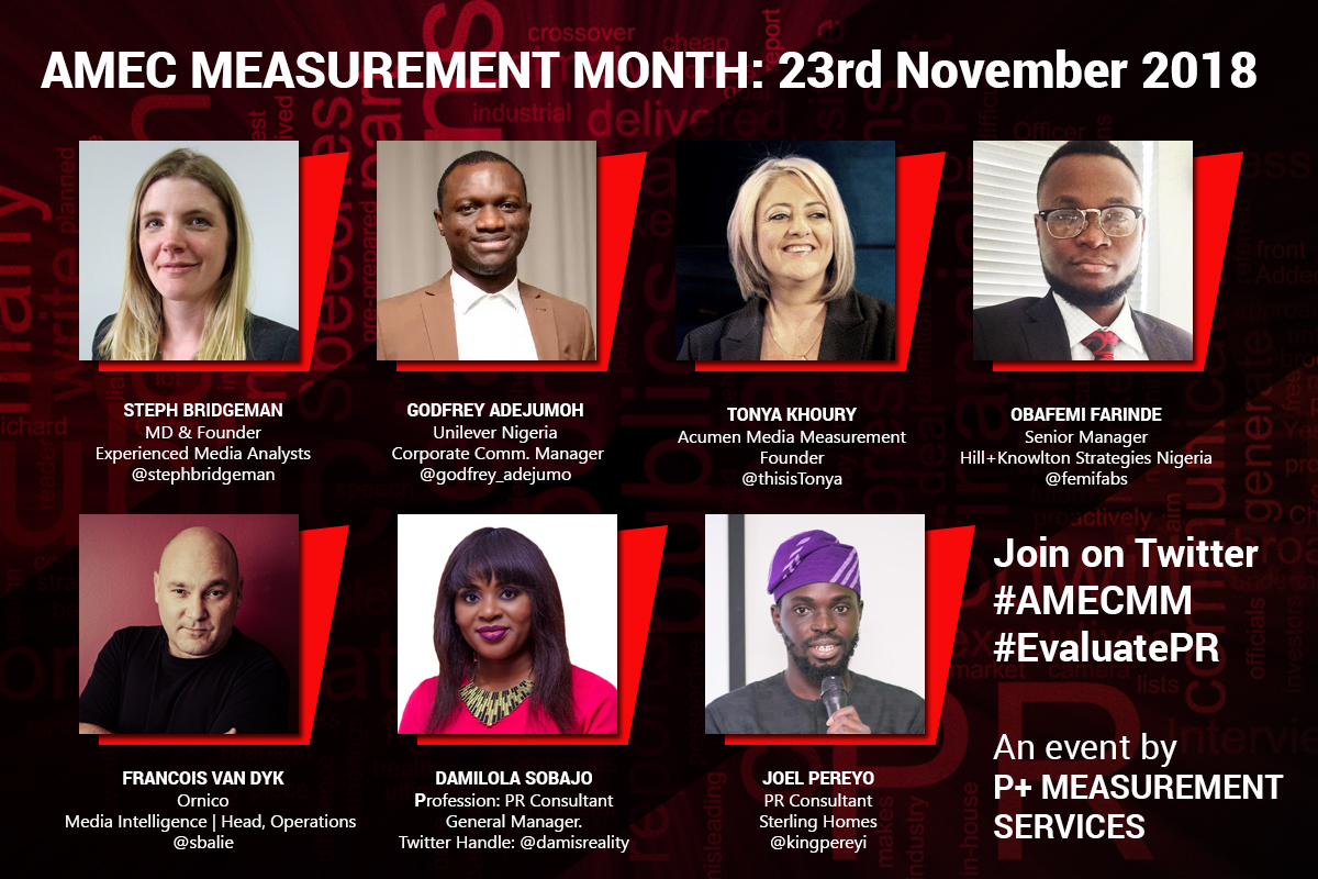 P+ Measurement Services host AMEC Measurement Month in Nigeria.