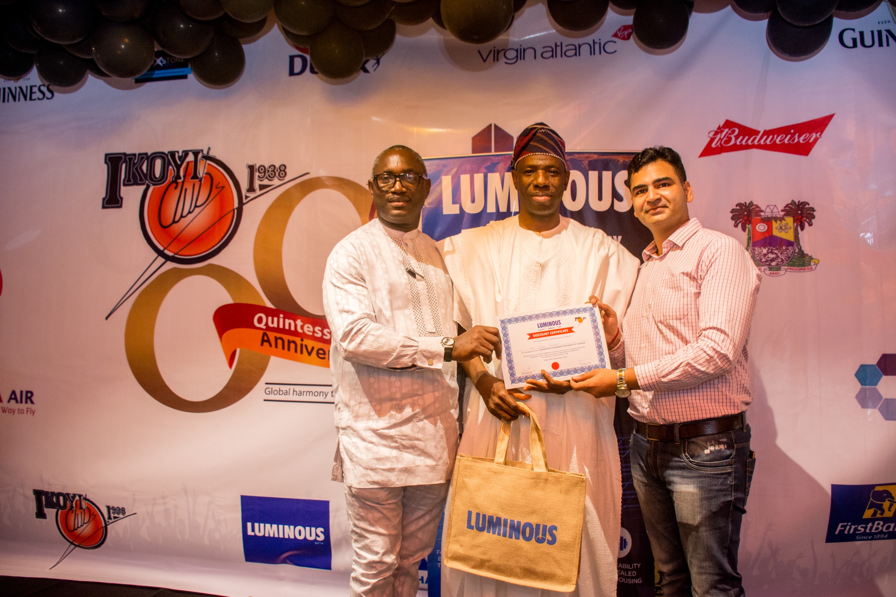 Luminous Partners Ikoyi Club for anniversary celebration