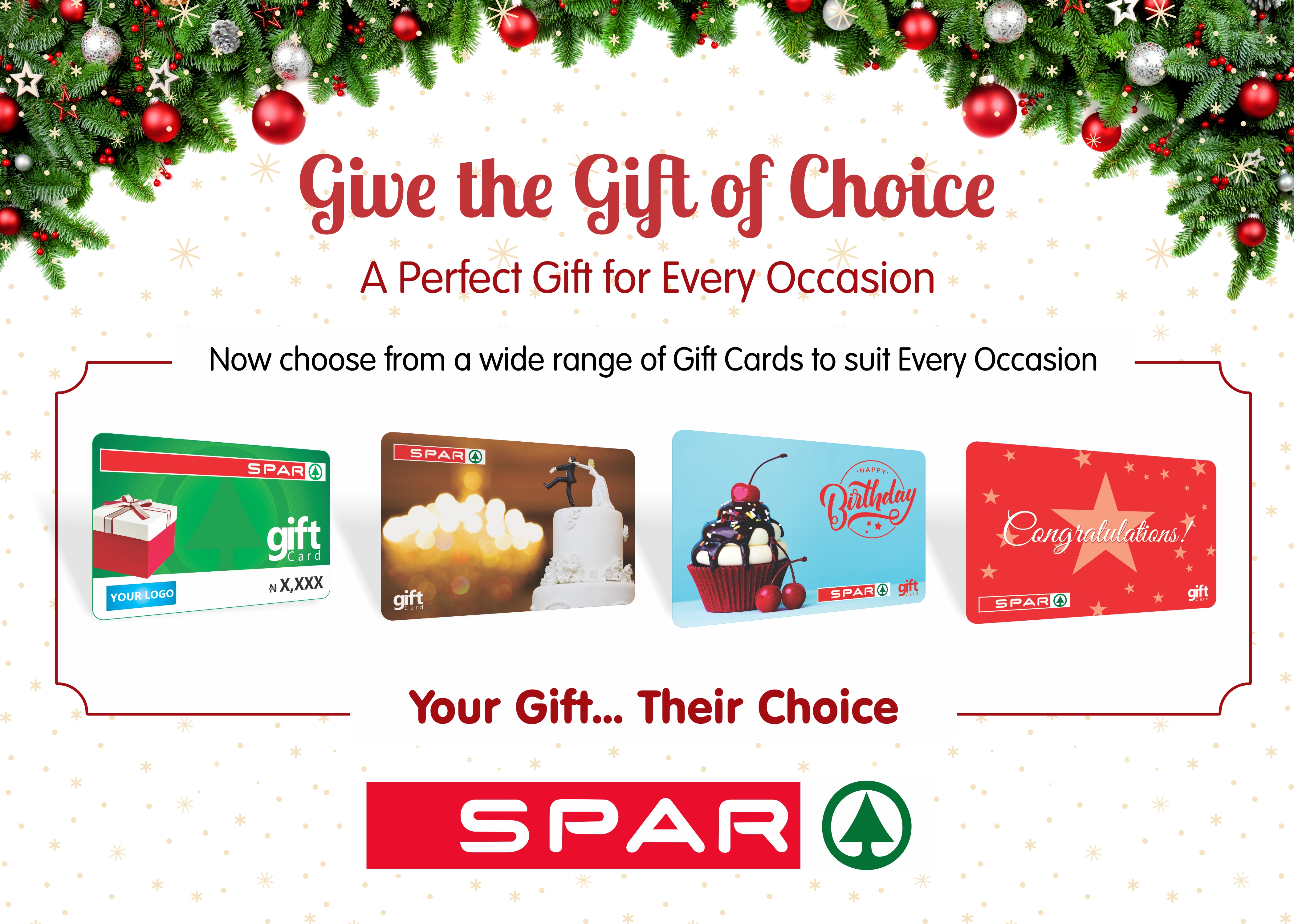 Spar Nigeria Unveils Christmas Gift Card Brand Spur