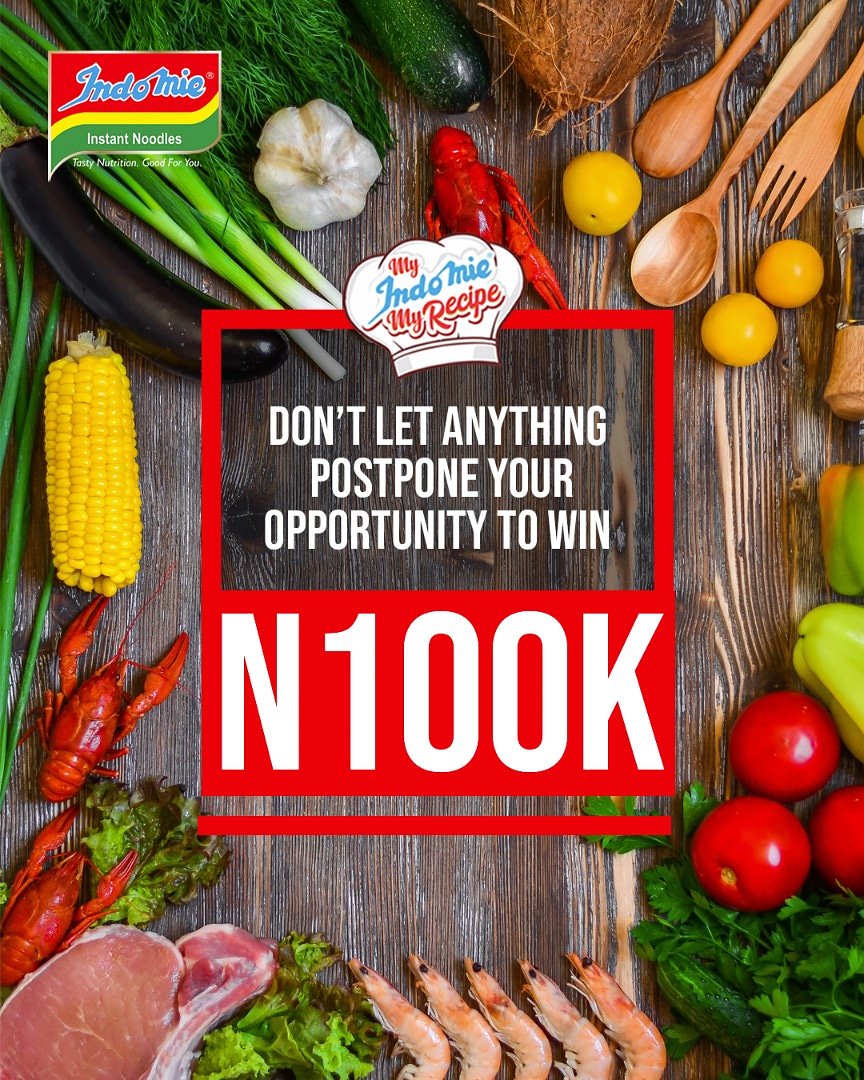 Win N100K in #MYINDOMIEMYRECIPE