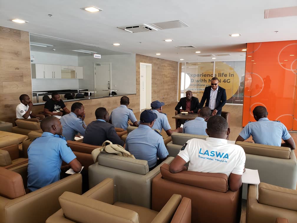 Lagos Traffic Radio trains water guards on live reporting (Pictures)