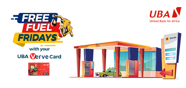 Free Fuel Fridays with your UBA Verve card