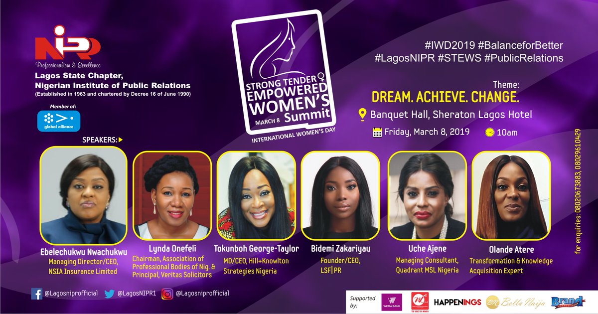 Lagos NIPR’ Stews Set to Mark International Women’s Day On March 8