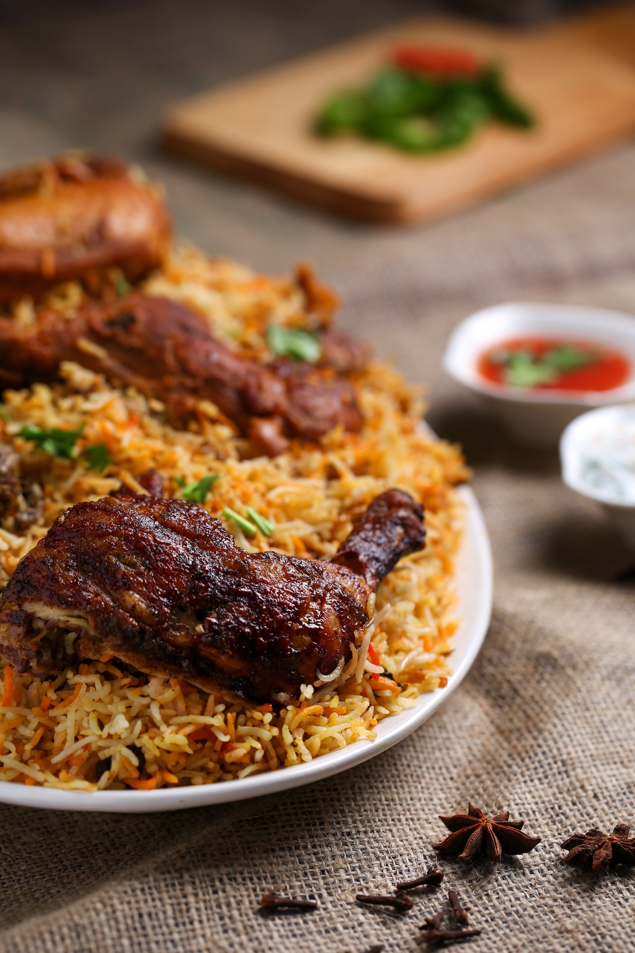 biriyani-chicken-cooked-jollof rice brand spur