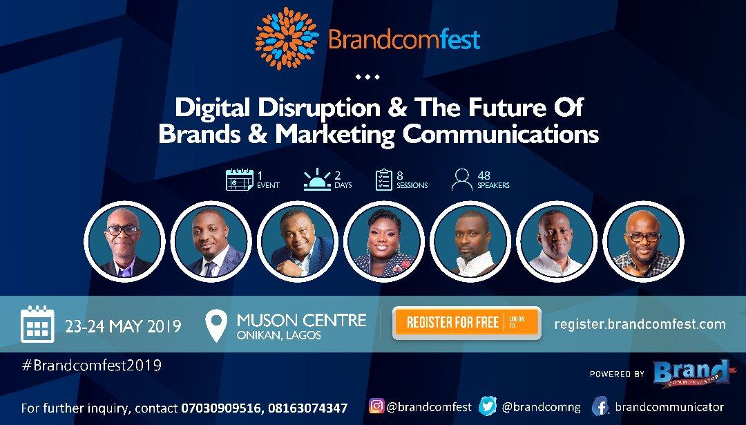 Brand Communicator Set To Organise Brandcomfest In Lagos