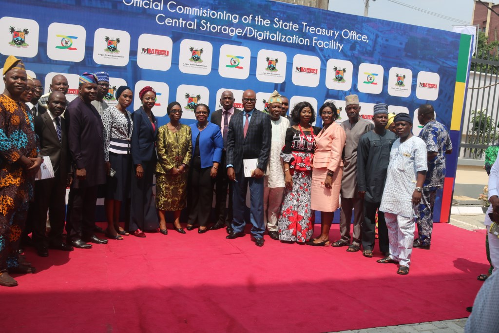LASG Commissions New Digitized Treasury Office Storage Facility In Alausa, Roads In Lekki (Photos)