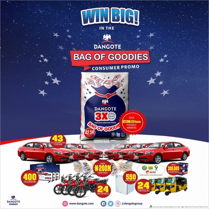 DANGOTE CEMENT JUMBO PROMO brandspur nigeria