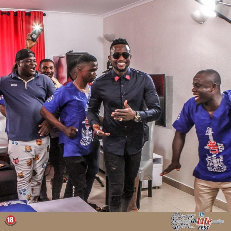 Hi-life Fest Quarter finalists Get Mentored By Kcee, Selebobo, Sunny Nneji & Phyno (Photos)