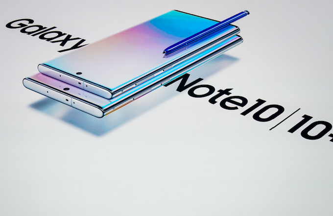 Samsung unveils Galaxy Note 10, Note 10+ smartphones