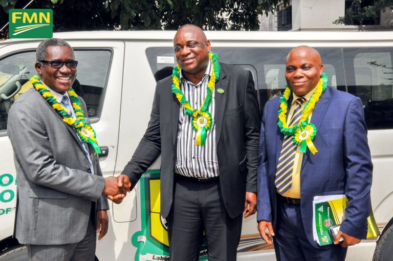 Photo News: Flour Mills of Nigeria donates brand new bus, Laboratory equipment & furniture worth N60m to YABATECH