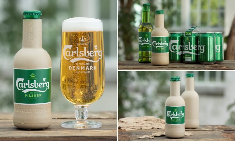 Carlsberg Unveils ‘World’s First’ Paper Beer Bottle