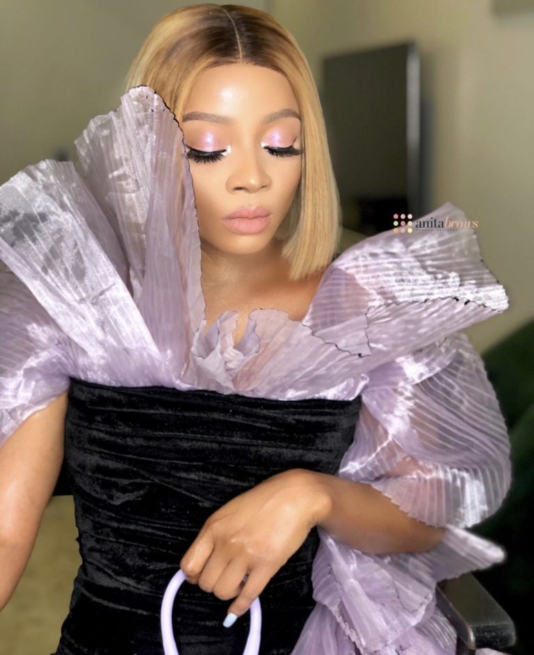Photos: Toke Makinwa Starts Off Fashion Season In Custom Made Weiz Dhurm Franklyn Dress