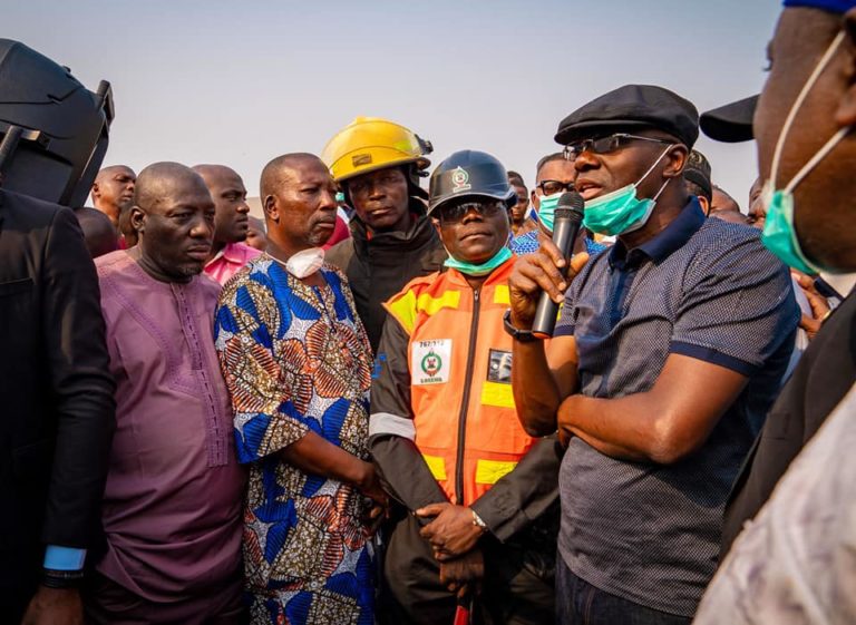 AMU MARKET FIRE: Sanwo-Olu meets Traders, says Govt won’t take over Market