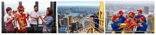 Sunrise SKYWALKS launched for one weekend only to celebrate Lunar New Year from Sydney’s ultimate viewpoint