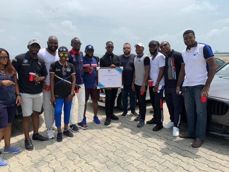 BMW CLUB awards Honorary membership to Rema of Mavin Records at Eko Atlantic (Photos)