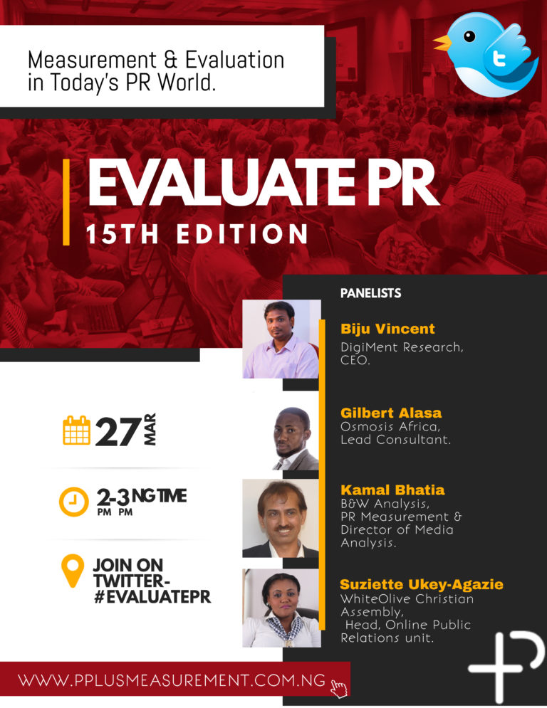 PR And Measurement Experts To Share Thoughts At The 15th Edition Of #EvaluatePR