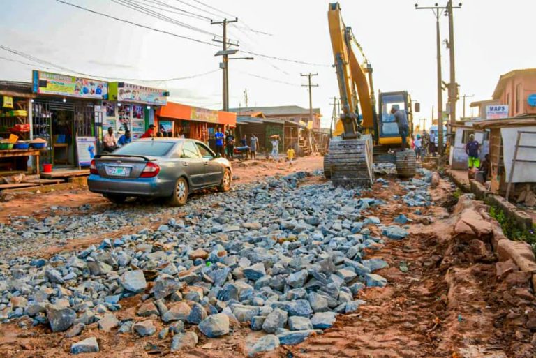 Ogun State Begins Work on Ojodu Abiodun, Akute Road (Photos)