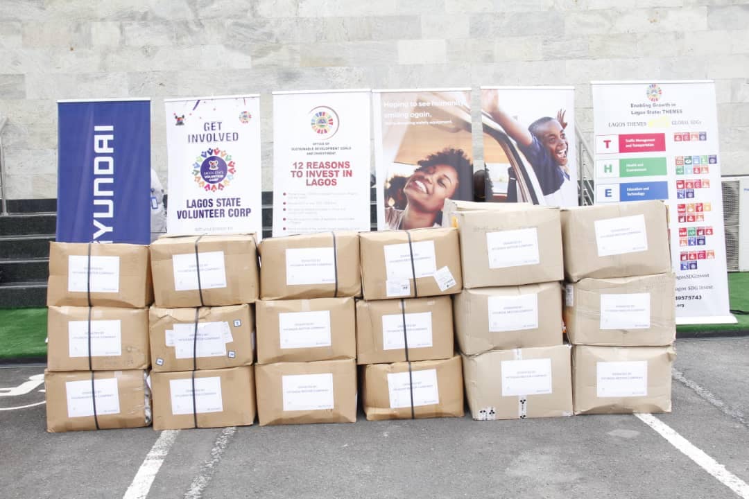 Hyundai Donates N35 million PPEs to Nigeria (Photos)