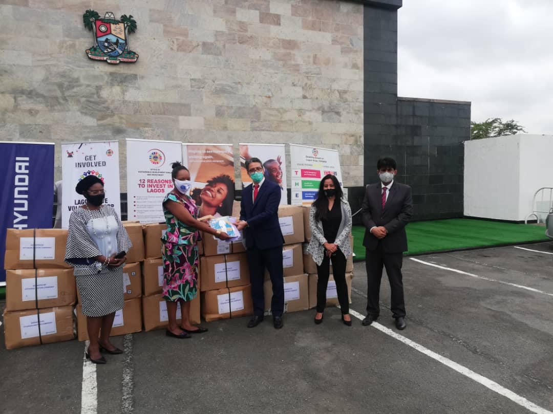 Hyundai Donates N35 million PPEs to Nigeria (Photos)