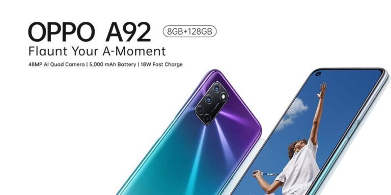 OPPO Mobile Launches The Powerful OPPO A92 In Nigeria