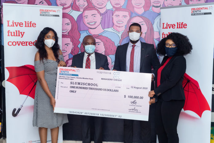 Prudential Zenith Life Donates $100,000 To Slum2school Towards Fighting Effects Of COVID-19 In Nigeria Brandspurng Prudential Zenith Life Donates $100,000 To Slum2school Towards Fighting Effects Of COVID-19 In Nigeria