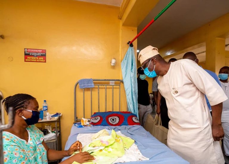 Sanwo-Olu, Wife Celebrate Eid-El-Kabir with Patients, Health Practitioners at Hospitals