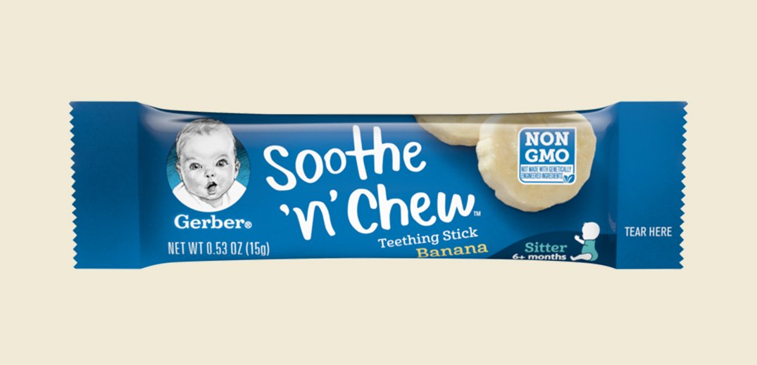 Gerber introduces Soothe 'n' Chew teething sticks – a first-of-its-kind natural product for teething