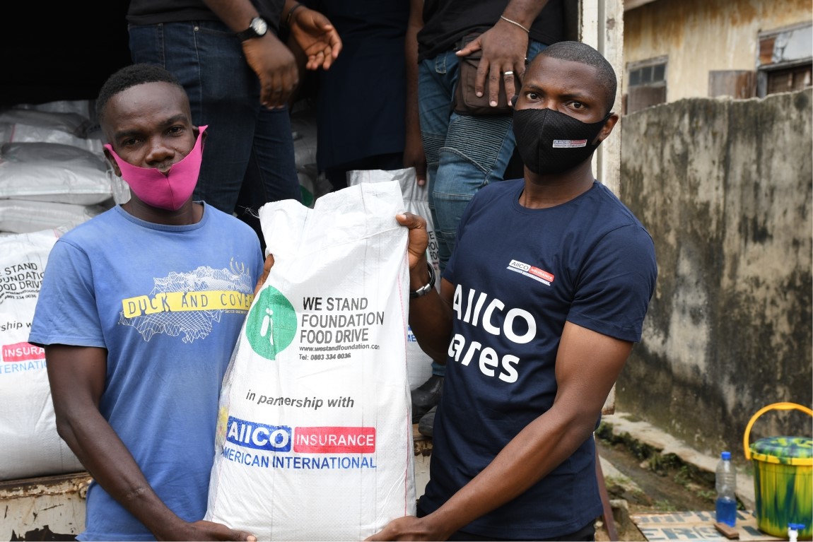 AIICO Partners NGO to Feed Underprivileged Community (Photos)