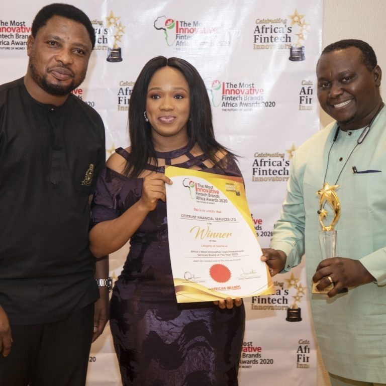 Cititrust wins the African brands’ most innovative loan/investment services brand award
