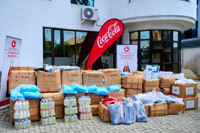 Healthcare Workers To Receive Coca-Cola-Funded PPEs brandspurng From Nigerian Red Cross (Photos) Healthcare Workers To Receive Coca-Cola-Funded PPEs From Nigerian Red Cross (Photos)