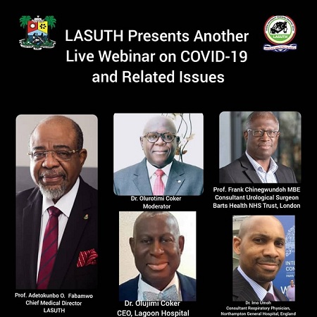 LASUTH hosts global medical experts at 3rd webinar on COVID-19 and other related issues