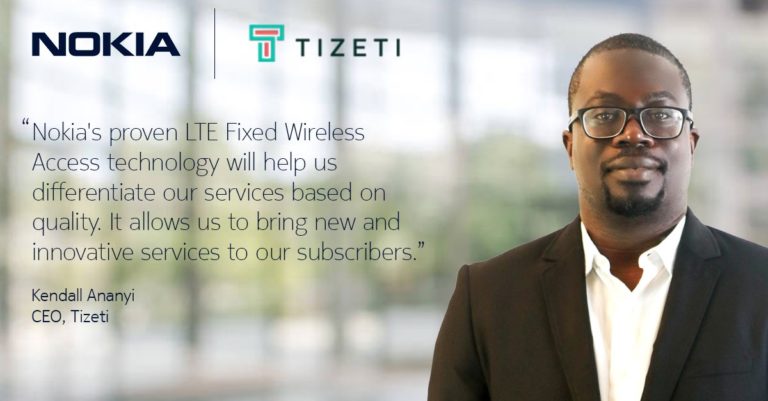 Nokia to provide Tizeti with LTE Fixed Wireless Access solution for high-speed internet services in Nigeria