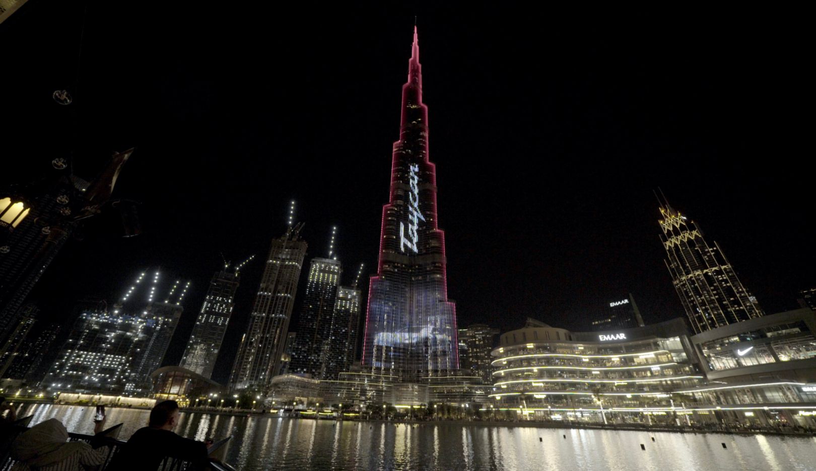 Porsche Taycan electrifies Dubai’s Burj Khalifa, the world’s tallest building