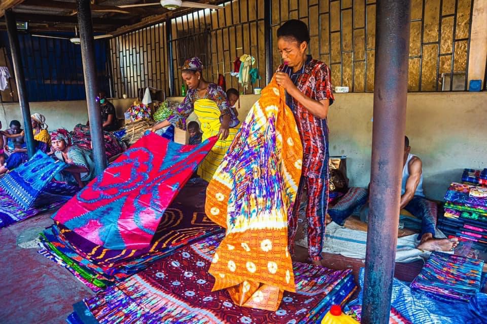 #AdireOgun: Minister Hails Launch of Digital Platform To Market Tie and Dye Fabrics in Ogun State (Photos)
