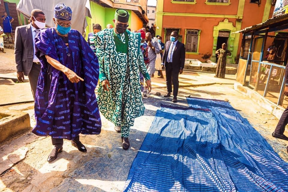 #AdireOgun: Minister Hails Launch of Digital Platform To Market Tie and Dye Fabrics in Ogun State (Photos)