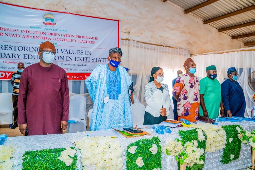 “Future of our children is in your hands”, Governor Fayemi tells Ekiti teachers 