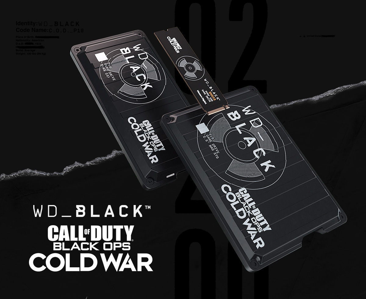 New Special Edition WD_BLACK Drives from Western Digital Enable Gamers to Heed the Call of Duty