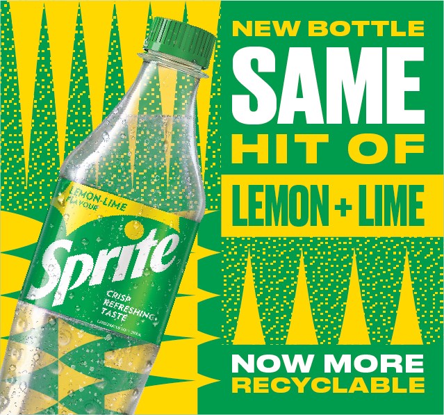 Sprite Introduces New Easy To Recycle Transparent Bottles