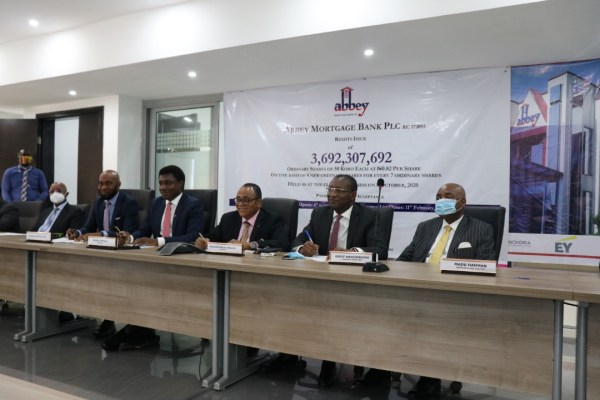 Abbey Mortgage Bank signs ₦3.692bn Rights Issue with Kairos Capital