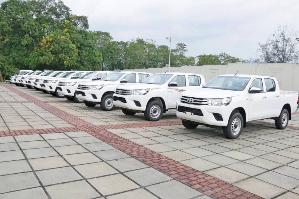 Photos: Akwa Ibom Govt reactivates Joint Task Force, donates 30 new patrol trucks