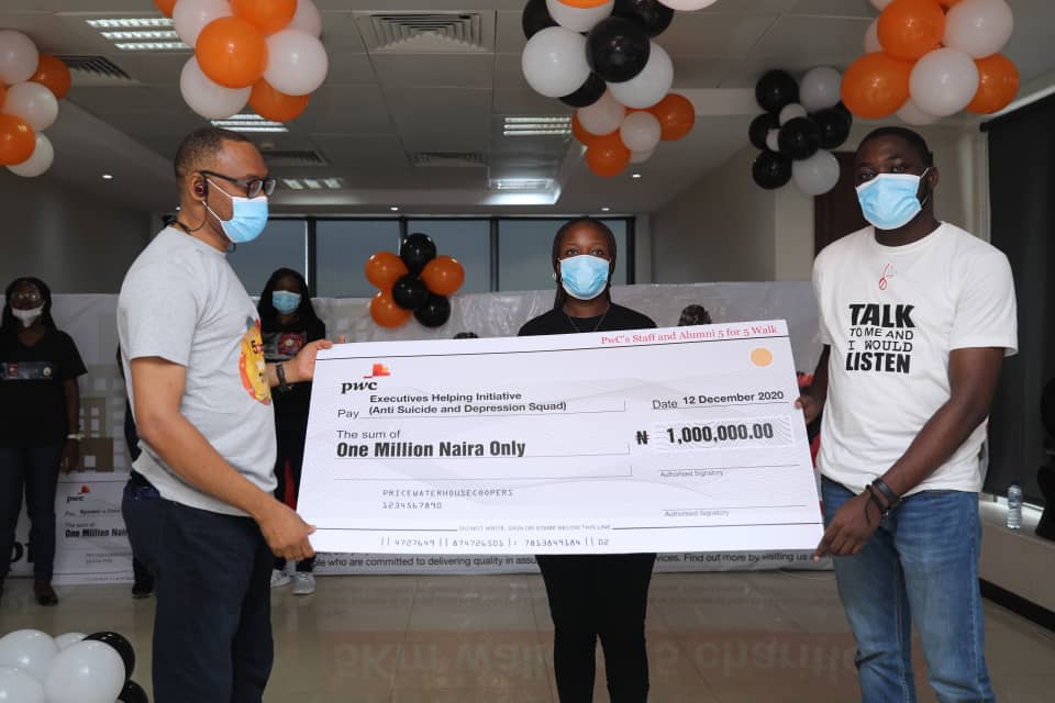 PwC Holds Annual Walk for Charity; Donates N5m to 5 Selected Charities Brandspurng