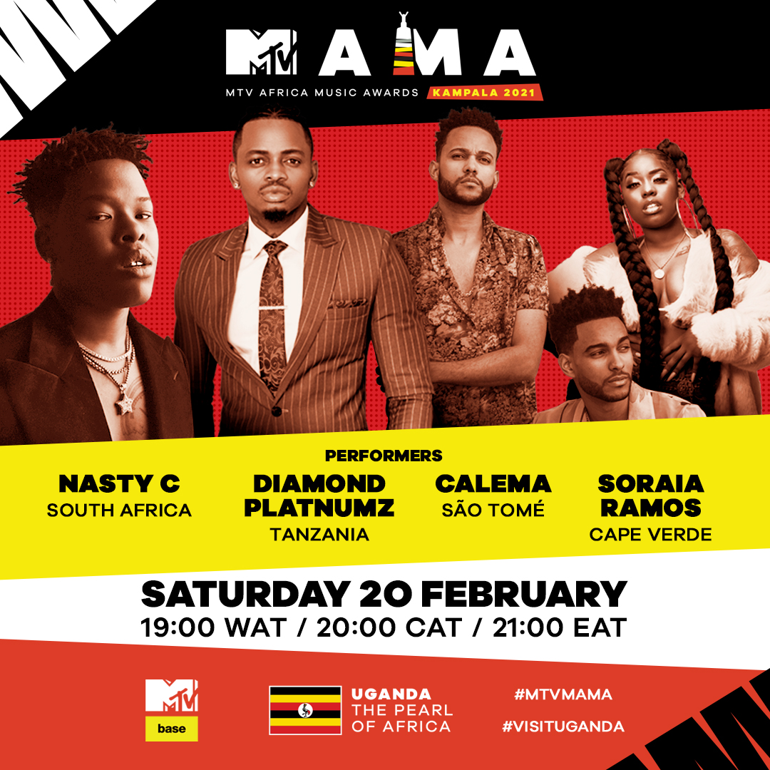 Wizkid, 7 Others announced as first performers for virtual MTV Africa Music Awards Kampala 2021 