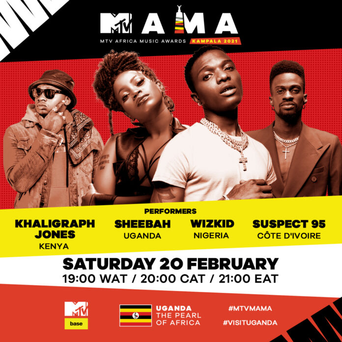 Wizkid, 7 Others announced as first performers for virtual MTV Africa Music Awards Kampala 2021 Brandspurng1