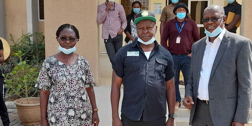 Maiden Naija Farmer Reality TV show on a learning visit to IITA Abuja Brandspurng