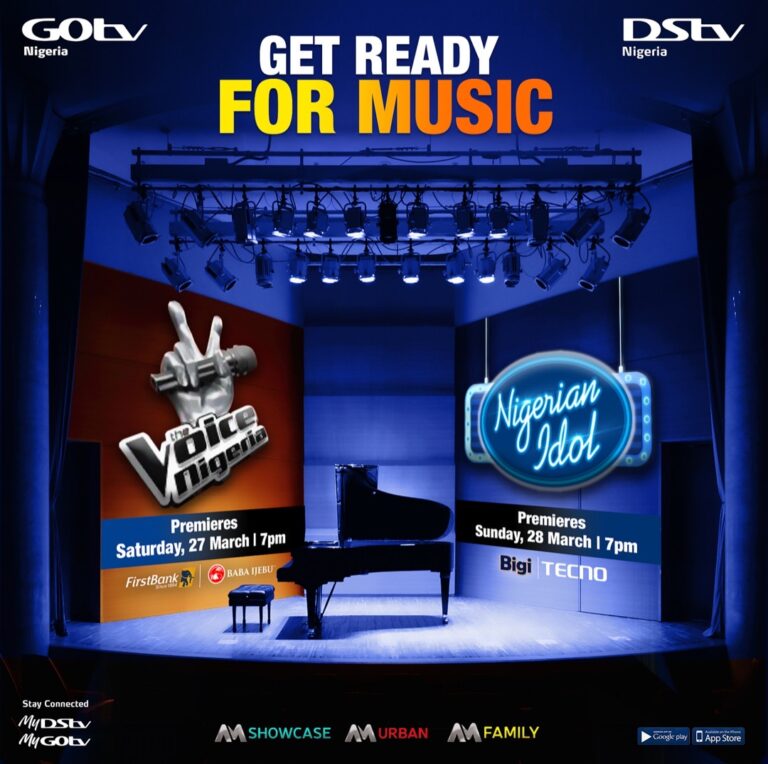 Big Music Weekend: Nigerian Idol And The Voice Nigeria To Premiere On DStv & GOtv