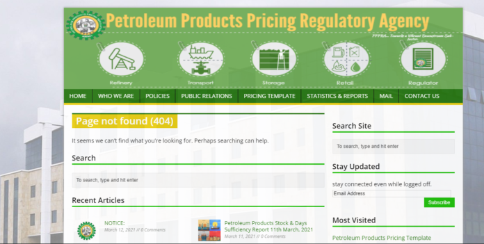 PPPRA Deletes Template Inflating Petrol Price To N212